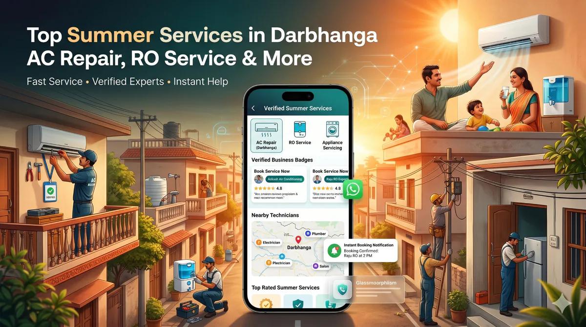 Top Summer Services in Darbhanga – AC Repair, RO Service & More