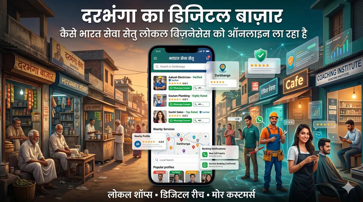 Darbhanga Ka Digital Bazaar: Kaise Bharat Seva Setu Local Businesses Ko Online La Raha Hai