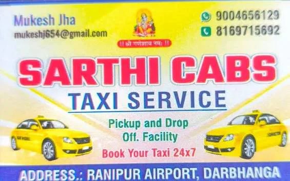 Sarthi cabs taxi service in Darbhanga - Bharat Seva Setu